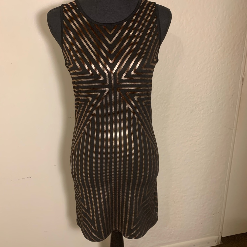 MinkPink Black Motif Body-con dress size Medium